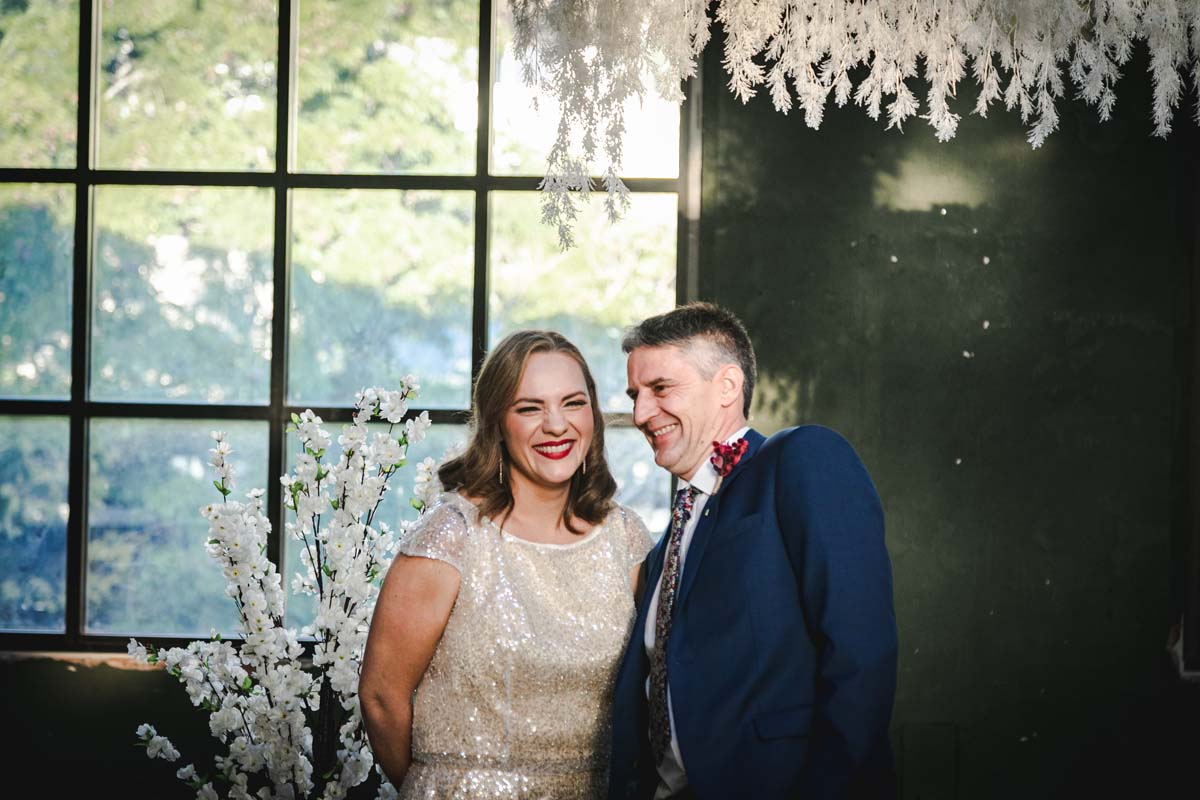 Wedding Photography bride and groom smiling